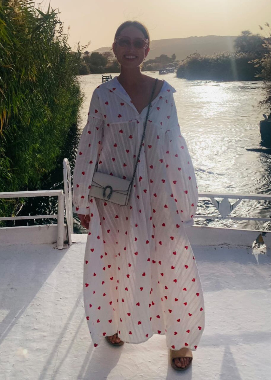 Mariana | Relaxed Fit Balloon Sleeve Maxi Dress