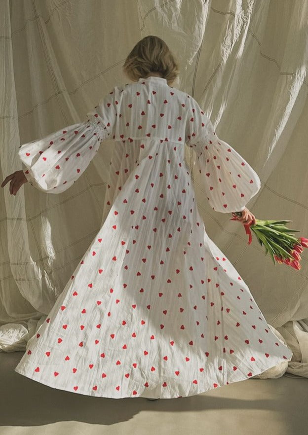 Mariana | Relaxed Fit Balloon Sleeve Maxi Dress