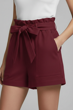 Mariana | Relaxed Fit Tie Waist Shorts With Pockets