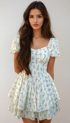 Marlene | Sweetheart Neckline Corset Mini Dress
