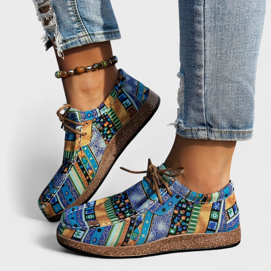 Michaela | Cushioned Support Low-Top Sneakers