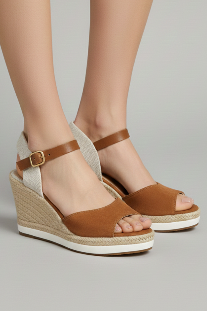 Mina | Closed-Toe Slingback Espadrille Sandals