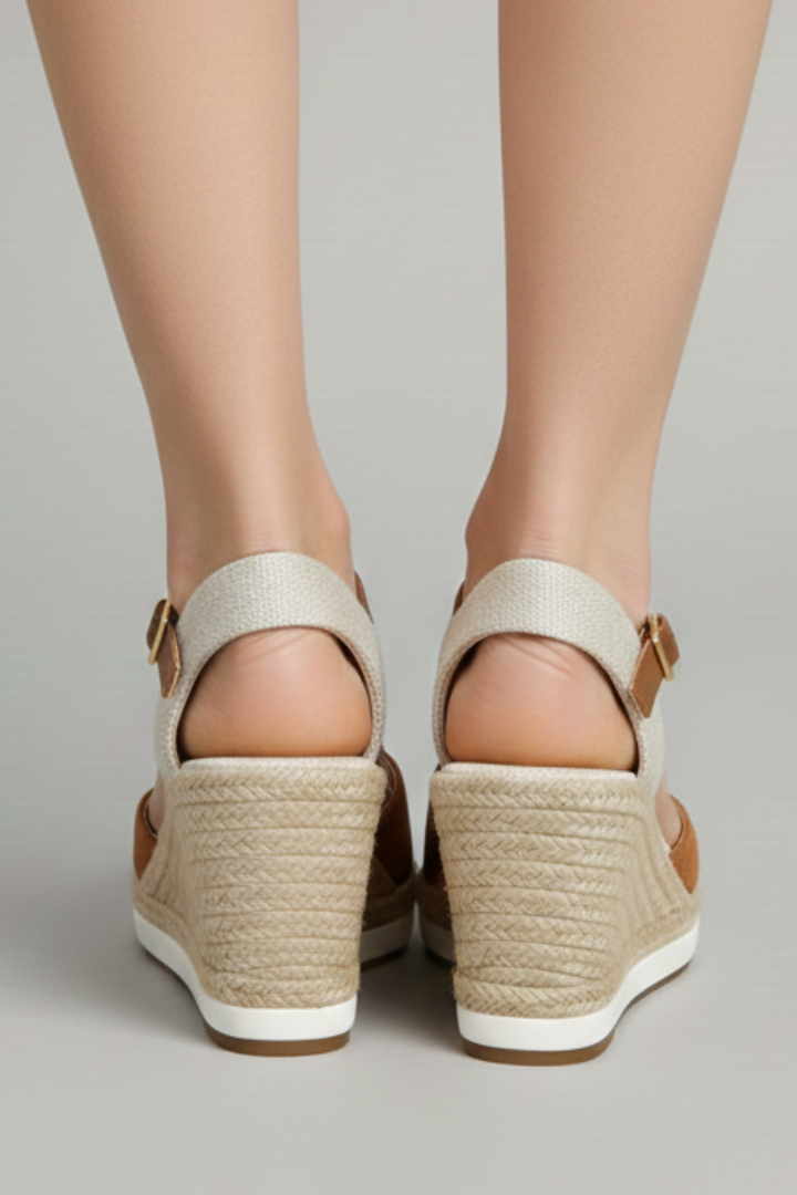 Mina | Closed-Toe Slingback Espadrille Sandals