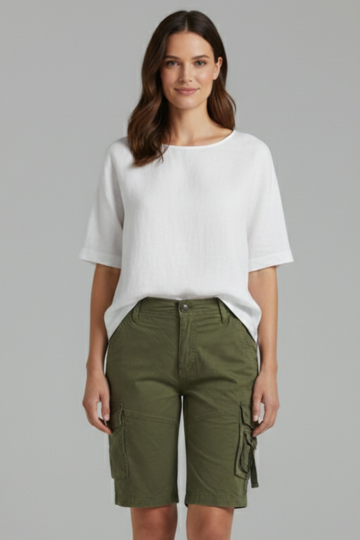 Minerva | Relaxed Fit Utility Pocket Cargo Shorts