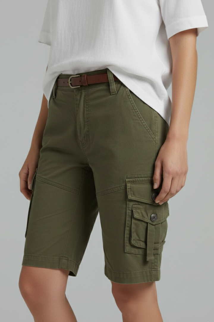 Minerva | Relaxed Fit Utility Pocket Cargo Shorts