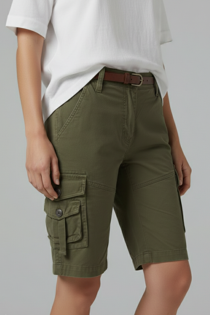 Minerva | Relaxed Fit Utility Pocket Cargo Shorts