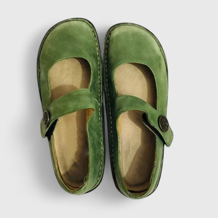 Miriam | Adjustable Strap Comfort Fit Round Toe Shoes