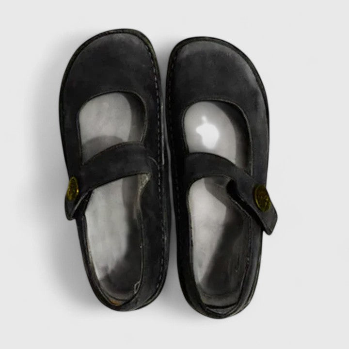 Miriam | Adjustable Strap Comfort Fit Round Toe Shoes
