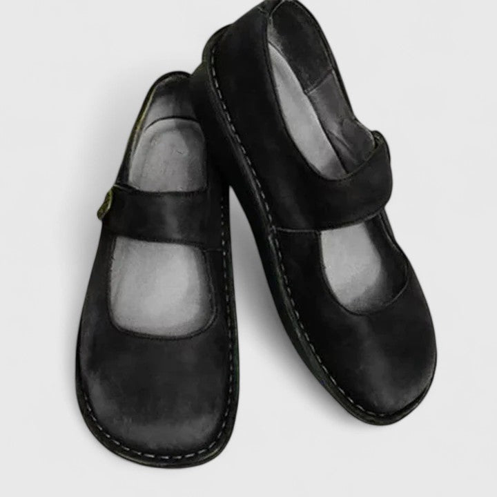 Miriam | Adjustable Strap Comfort Fit Round Toe Shoes