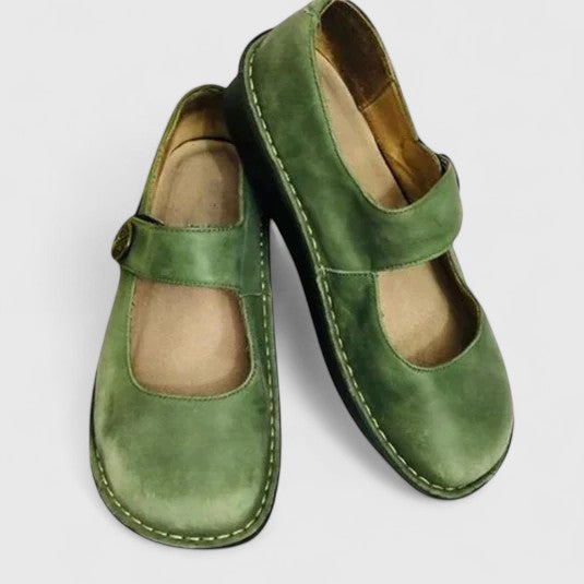 Miriam | Adjustable Strap Comfort Fit Round Toe Shoes
