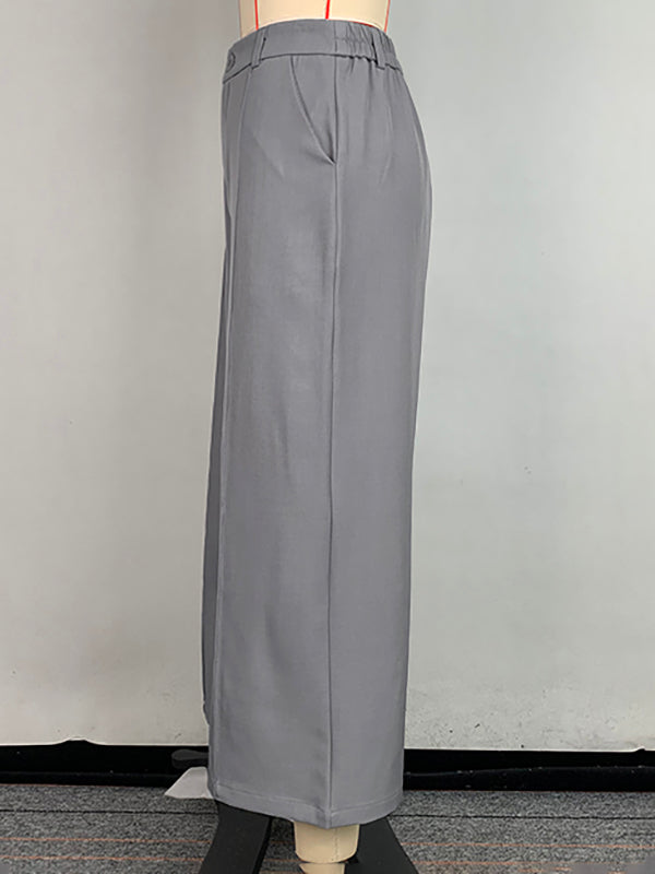 Miriam | Loose Fit Wide Leg Ninth Length Pants