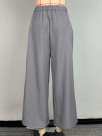 Miriam | Loose Fit Wide Leg Ninth Length Pants