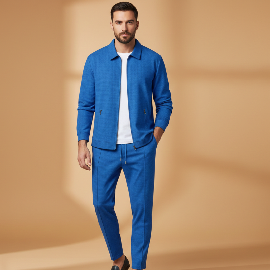 Nash | Casual Fit Zip Jacket Two-Piece Set