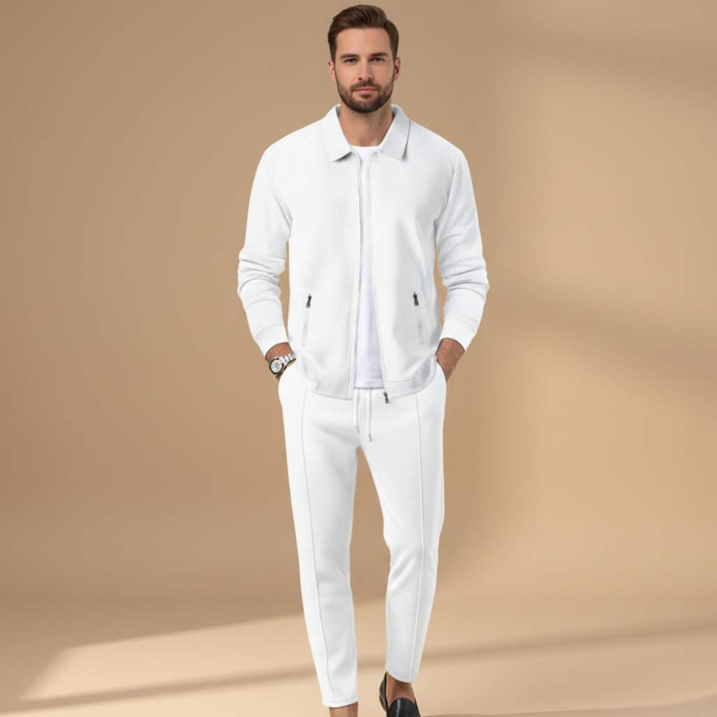 Nash | Casual Fit Zip Jacket Two-Piece Set