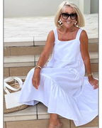 Noreen | Sleeveless Tiered Maxi Dress