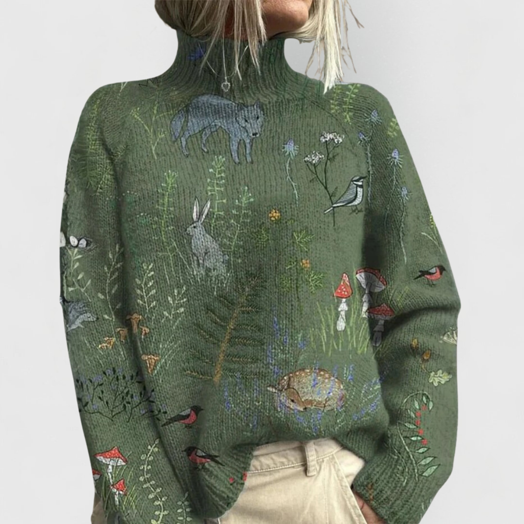 Olivia | Relaxed Fit Turtleneck Sweater