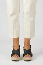 Opal | Wedge Crossover Slingback Sandals