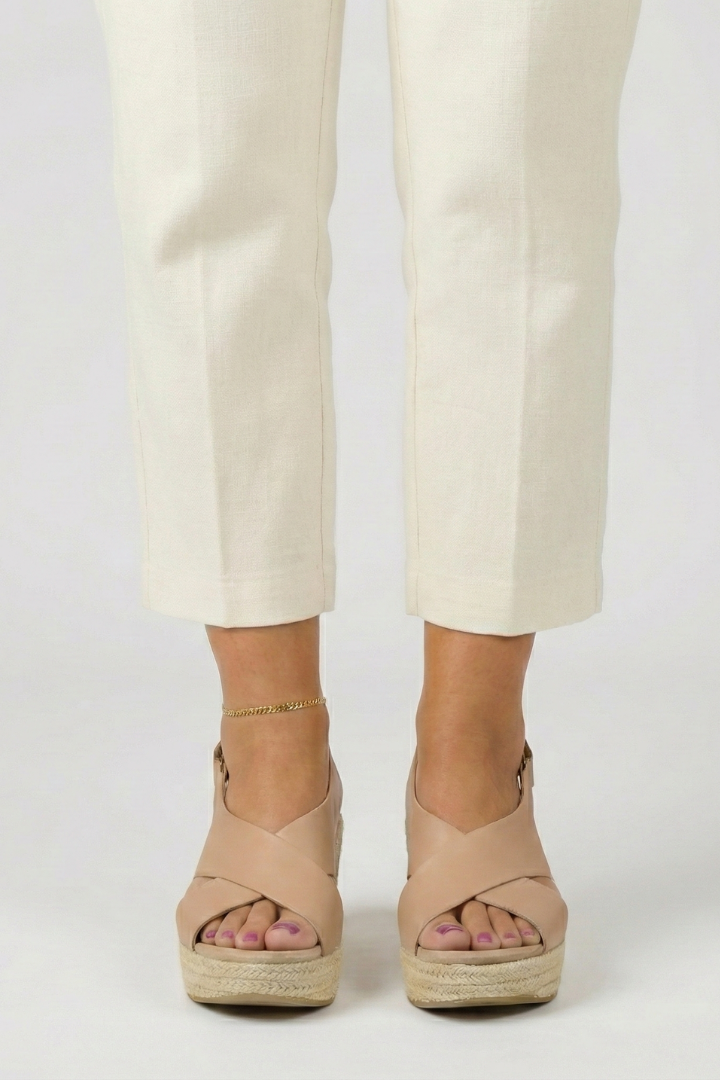 Opal | Wedge Crossover Slingback Sandals