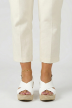Opal | Wedge Crossover Slingback Sandals