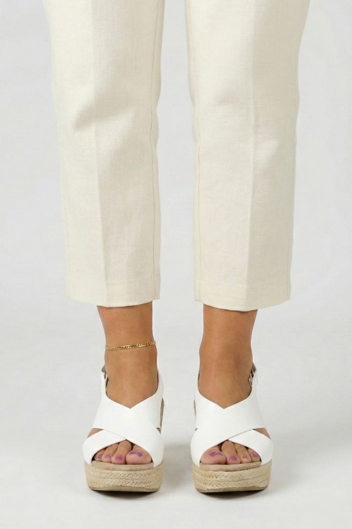 Opal | Wedge Crossover Slingback Sandals