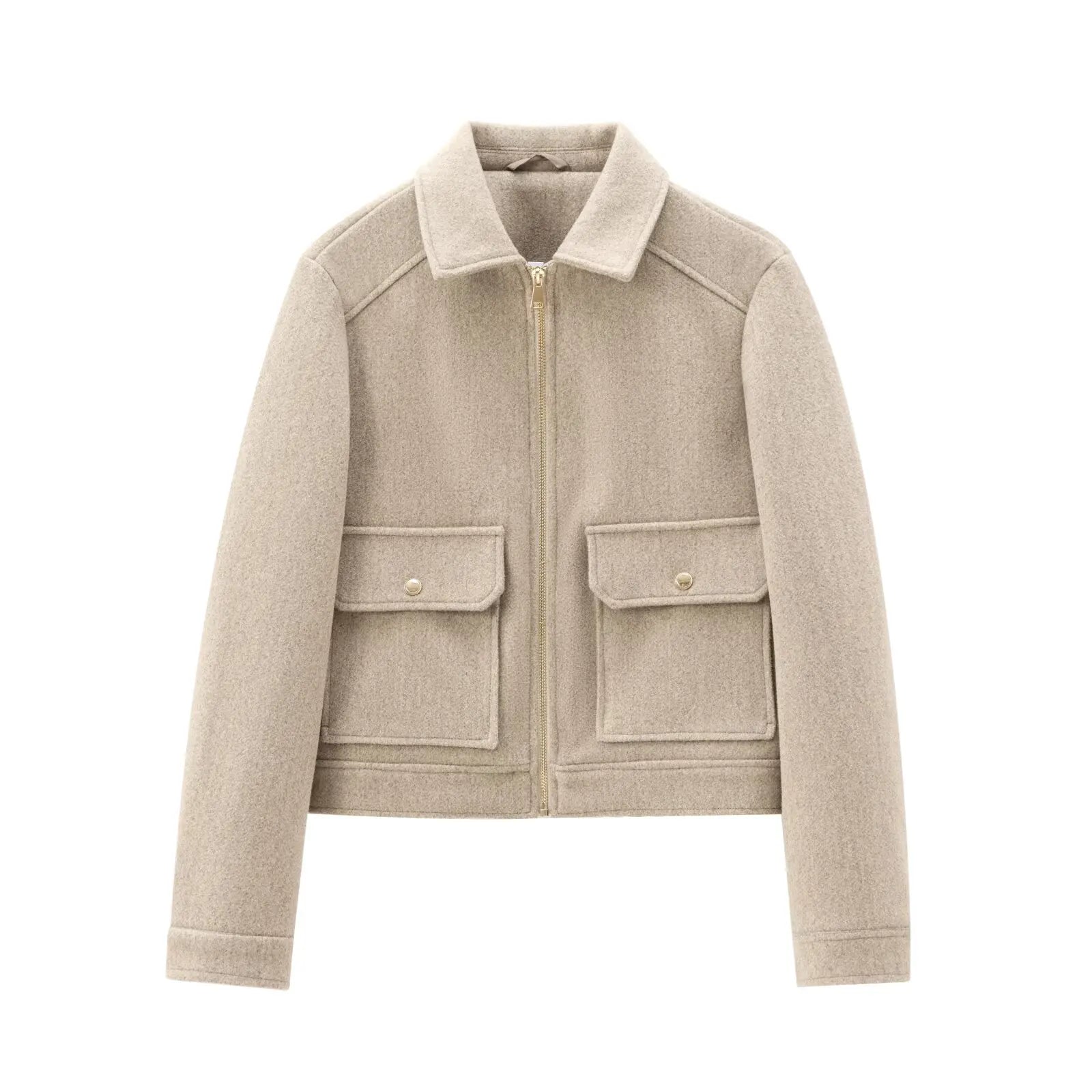 Orla | Cropped Zip-Up Bomber Jacket
