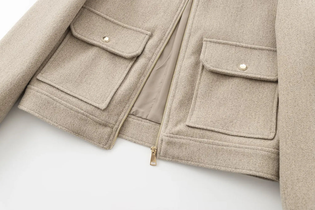 Orla | Cropped Zip-Up Bomber Jacket