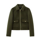 Orla | Cropped Zip-Up Bomber Jacket
