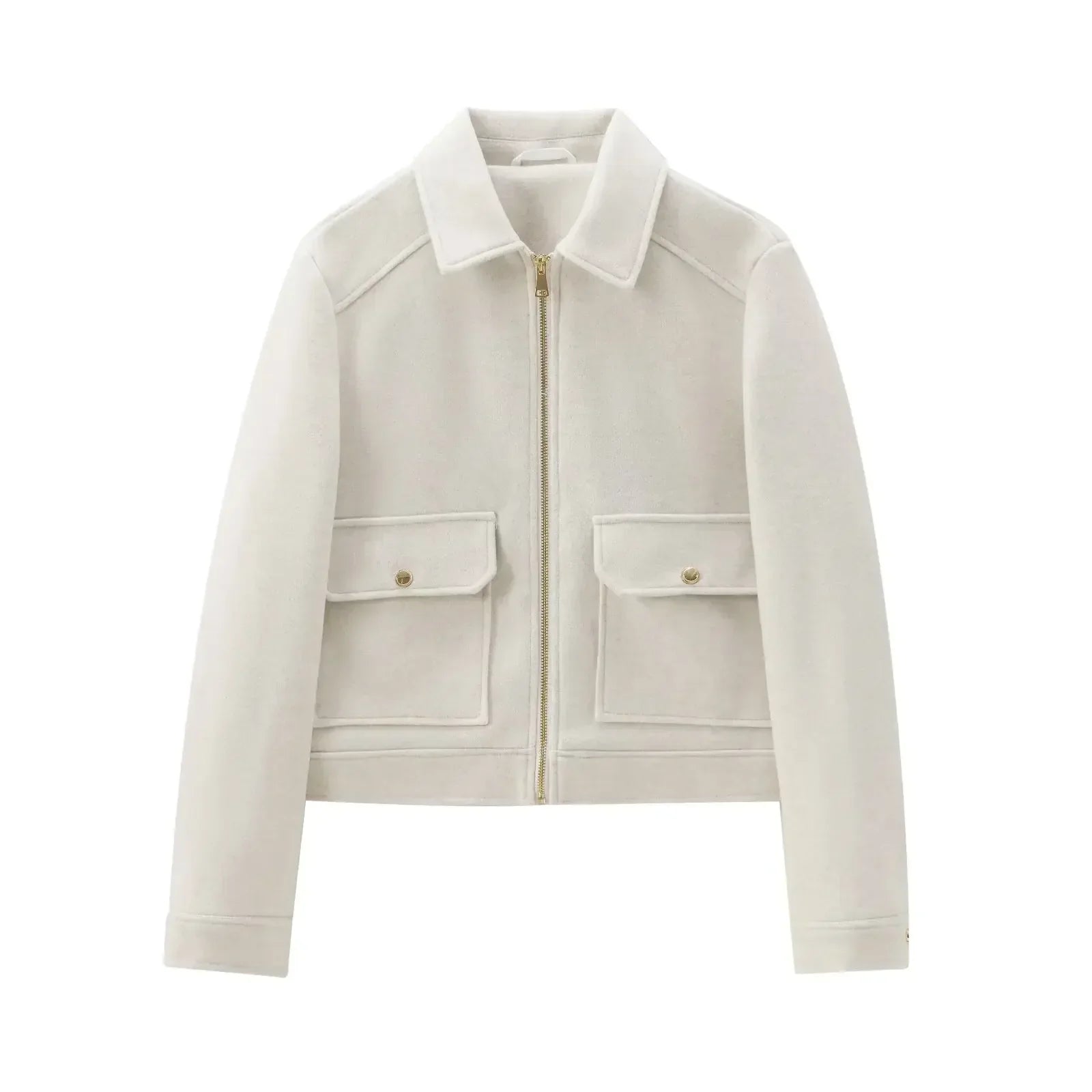 Orla | Cropped Zip-Up Bomber Jacket