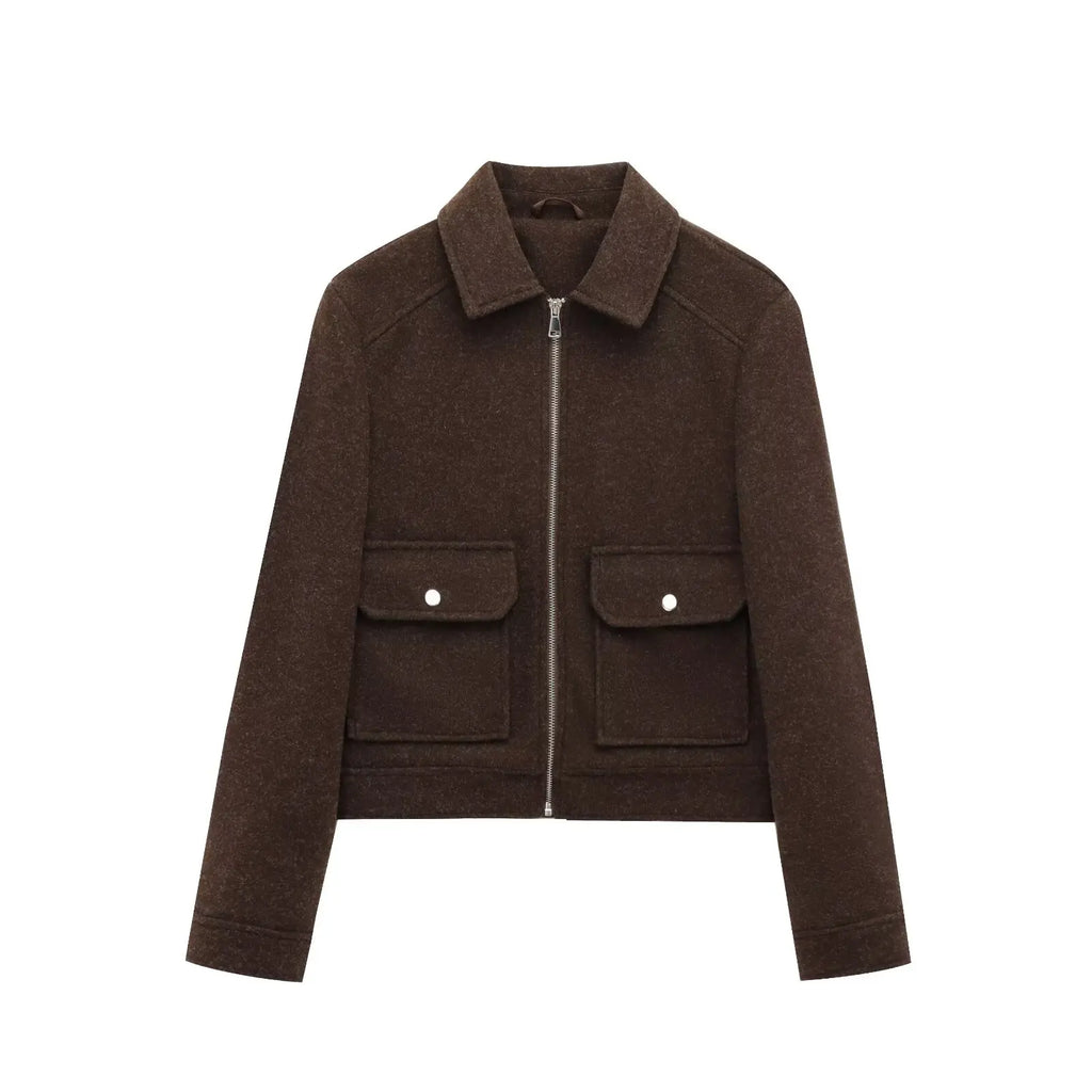 Orla | Cropped Zip-Up Bomber Jacket