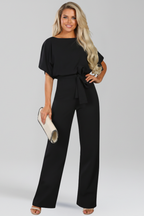Philippa | Tie-Belt Wide-Leg Jumpsuit