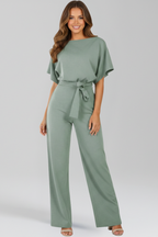 Philippa | Tie-Belt Wide-Leg Jumpsuit