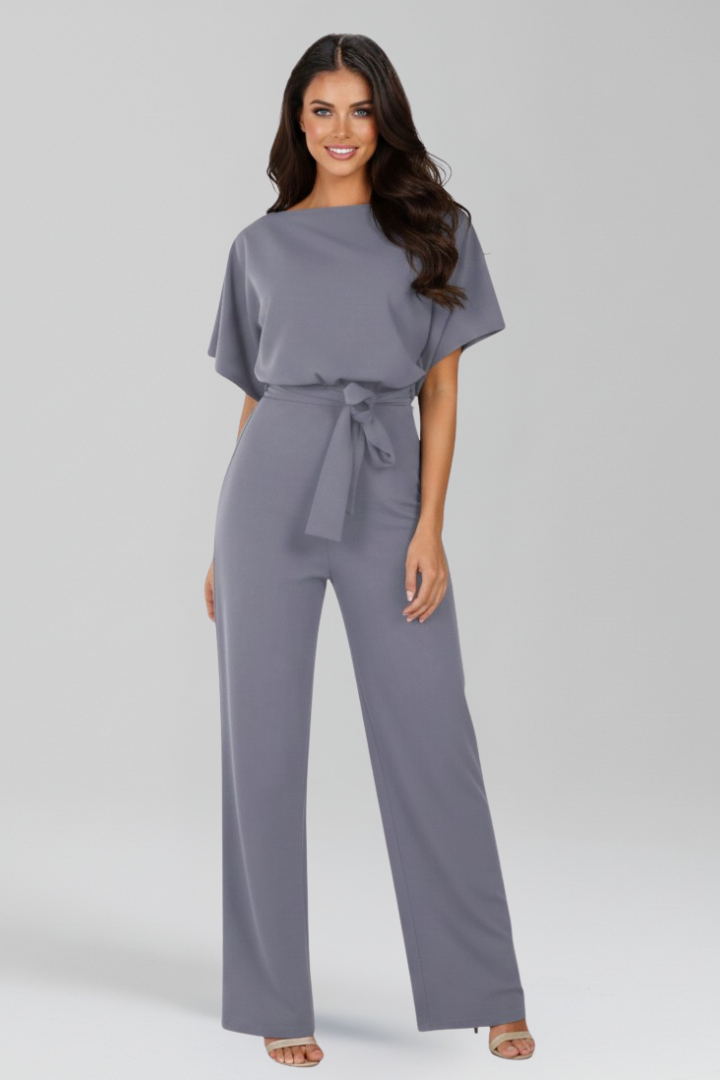 Philippa | Tie-Belt Wide-Leg Jumpsuit