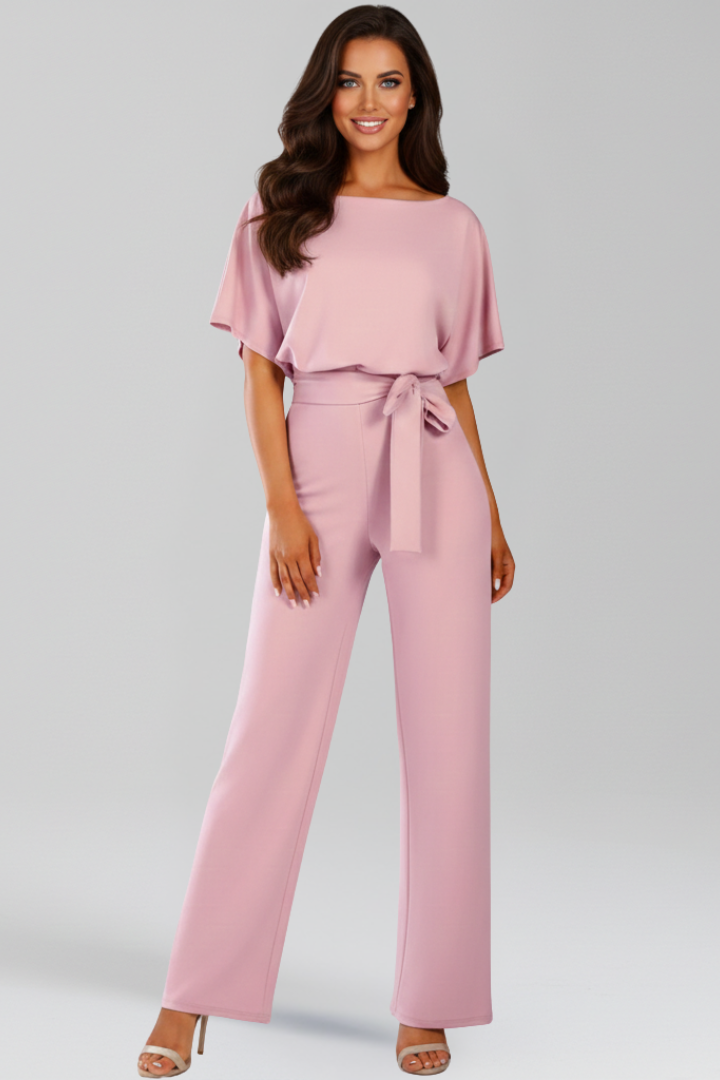 Philippa | Tie-Belt Wide-Leg Jumpsuit