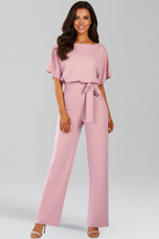 Philippa | Tie-Belt Wide-Leg Jumpsuit