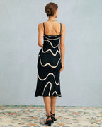 Phoebe | Sleeveless Bodycon Midi Dress with Mermaid Hem