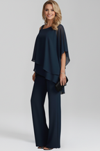 Regina | Cold-Shoulder Flowing Wide-Leg Jumpsuit