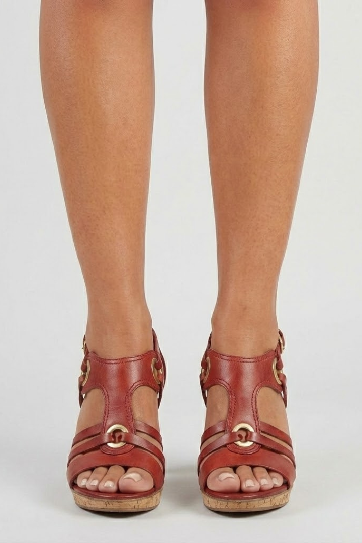 Rose | Strappy Buckle Detail Sandals
