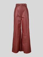 Rosemary | High Waist Loose Fit Pleated Wide Leg Pants