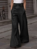 Rosemary | High Waist Loose Fit Pleated Wide Leg Pants