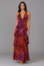 Ruth | V-Neck Tiered Maxi Dress