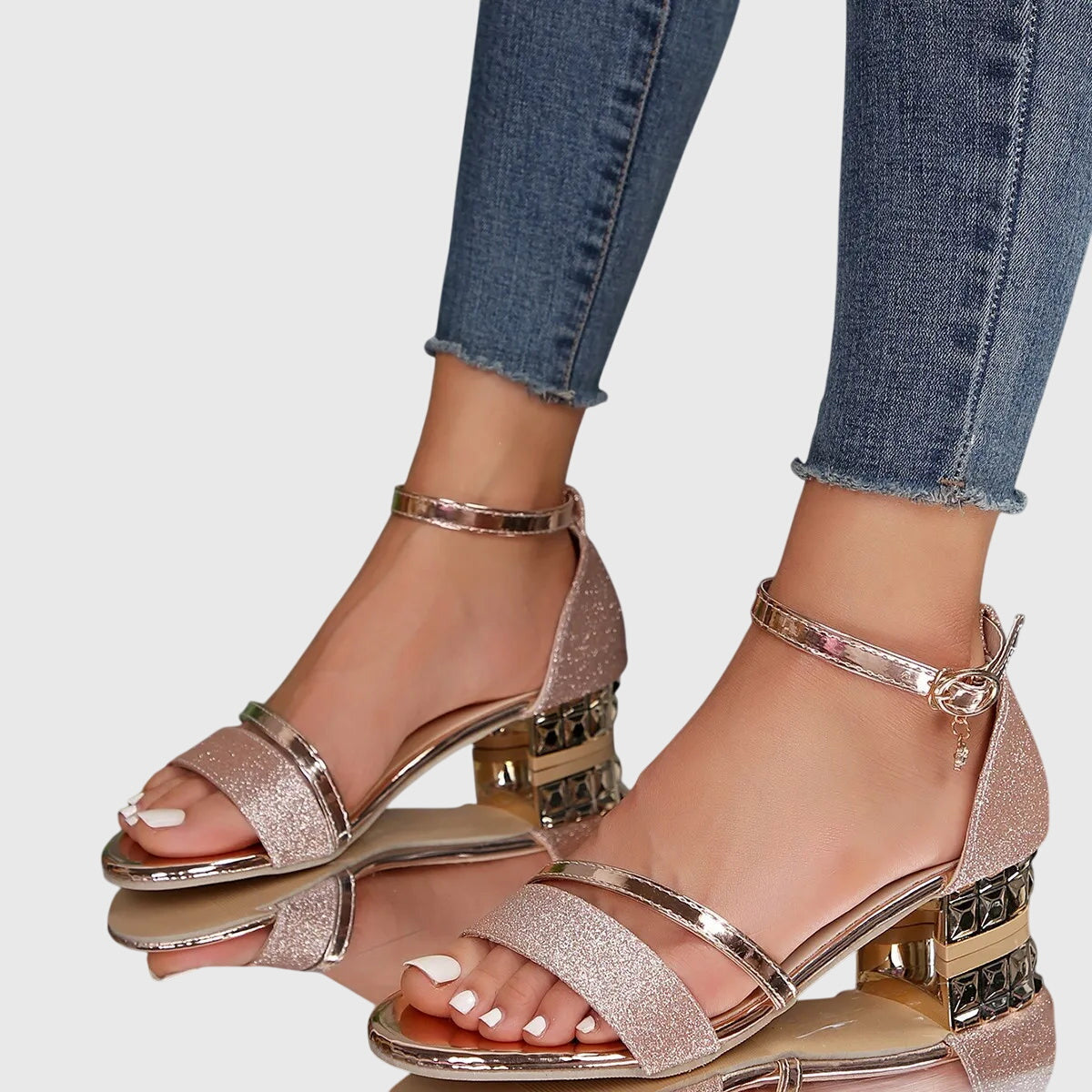 Rylan | Supportive Fit Orthopedic Heeled Sandals