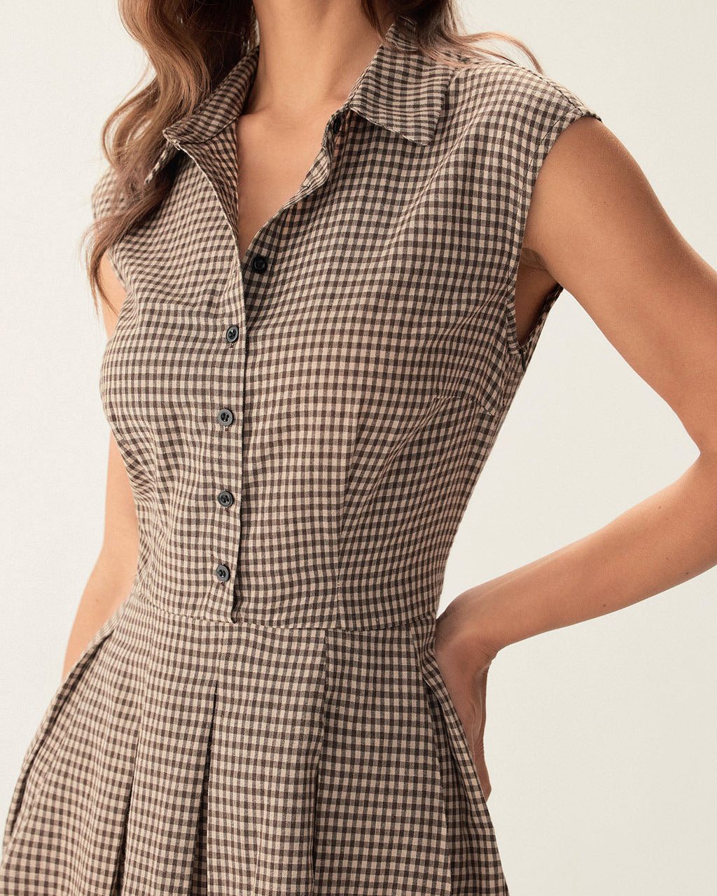 Saoirse | Pleated Fit Ladies Day Midi Dress