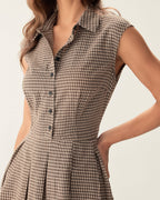 Saoirse | Pleated Fit Ladies Day Midi Dress