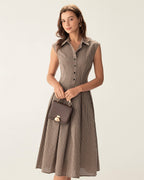 Saoirse | Pleated Fit Ladies Day Midi Dress