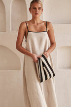 Savannah | Slim Fit Spaghetti Strap Maxi Dress