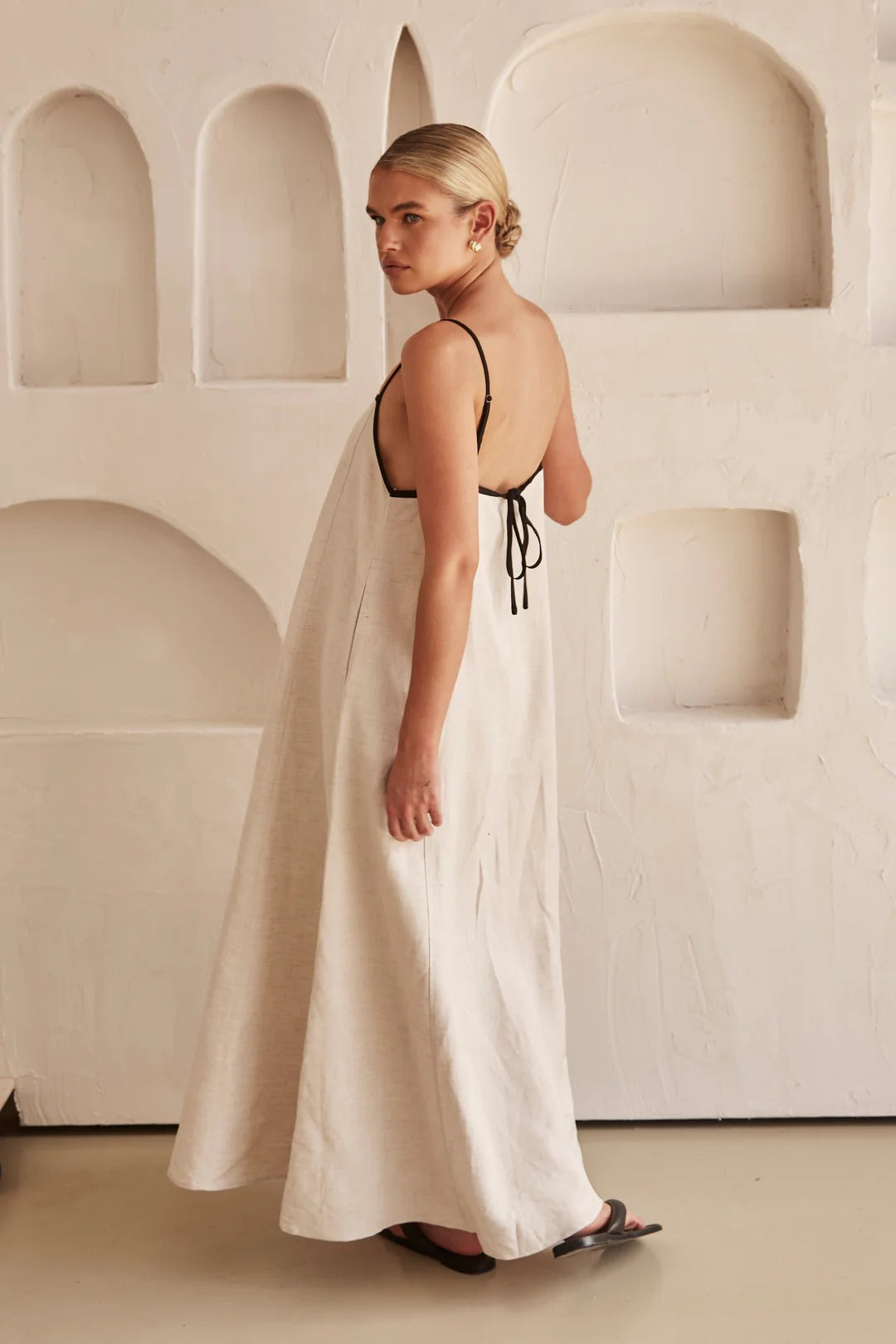 Savannah | Slim Fit Spaghetti Strap Maxi Dress