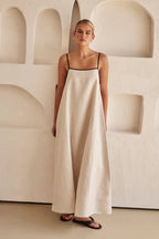 Savannah | Slim Fit Spaghetti Strap Maxi Dress