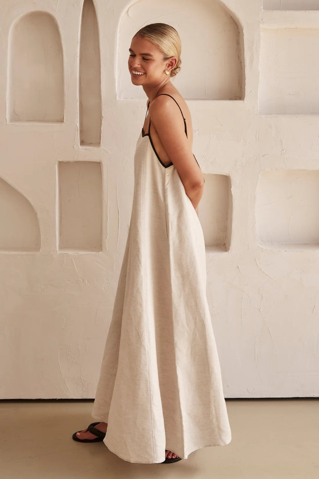 Savannah | Slim Fit Spaghetti Strap Maxi Dress