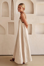 Savannah | Slim Fit Spaghetti Strap Maxi Dress