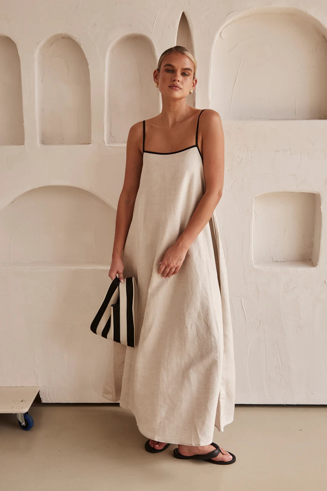 Savannah | Slim Fit Spaghetti Strap Maxi Dress